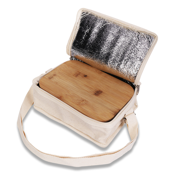 R08489.13 - Zestaw na lunch Take Away, beżowy 