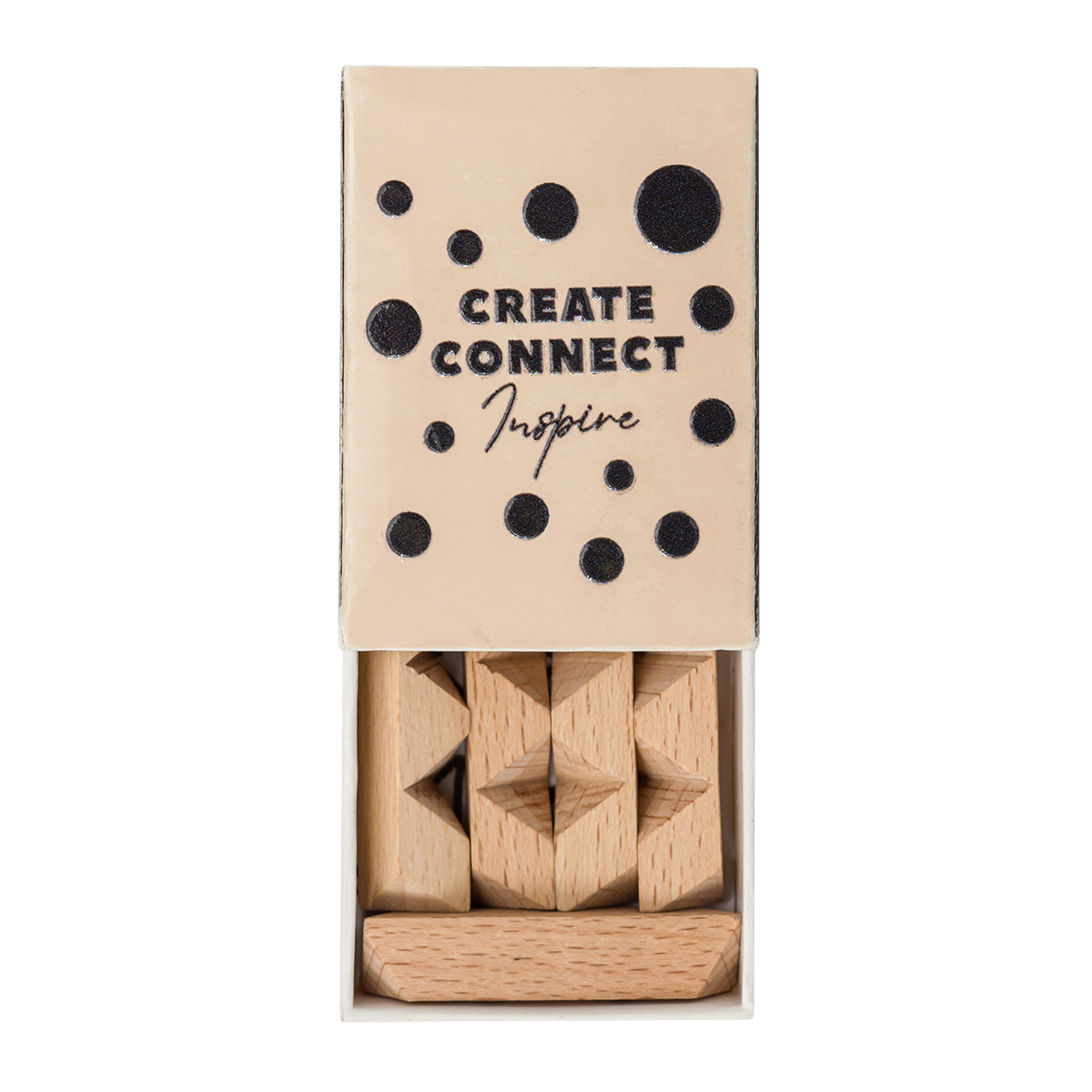 R08866.13 - Mini układanka logiczna Brainy, beżowy 