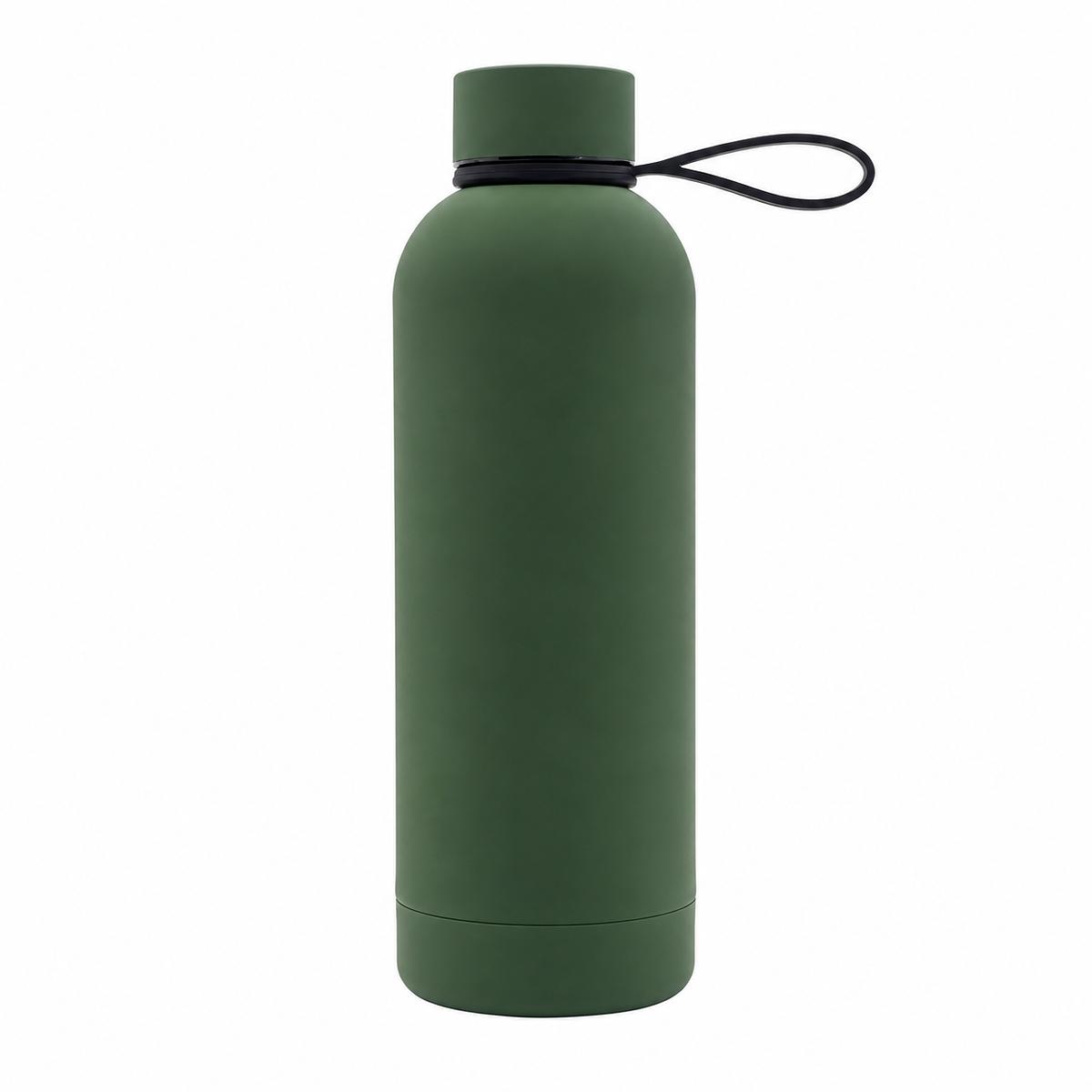 R08993.51 - Butelka termiczna z uchwytem Mendoza Duo 500 ml, ciemny zielony