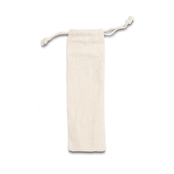 R17156.13 - Sztućce stalowe w woreczku Nantes, beżowy/srebrny 