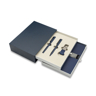 R02340 - Zestaw upominkowy Notini, granatowy 