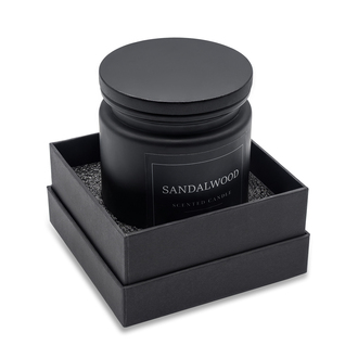 R17383 - Świeca zapachowa Sandalwood, czarny 